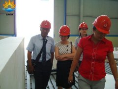 Turkish customers to visit our factory to discuss concrete cooperation