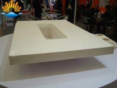 High Quality and Lower Price Fused Cast Zirconium Corundum Brick of Sunrise Refractory company